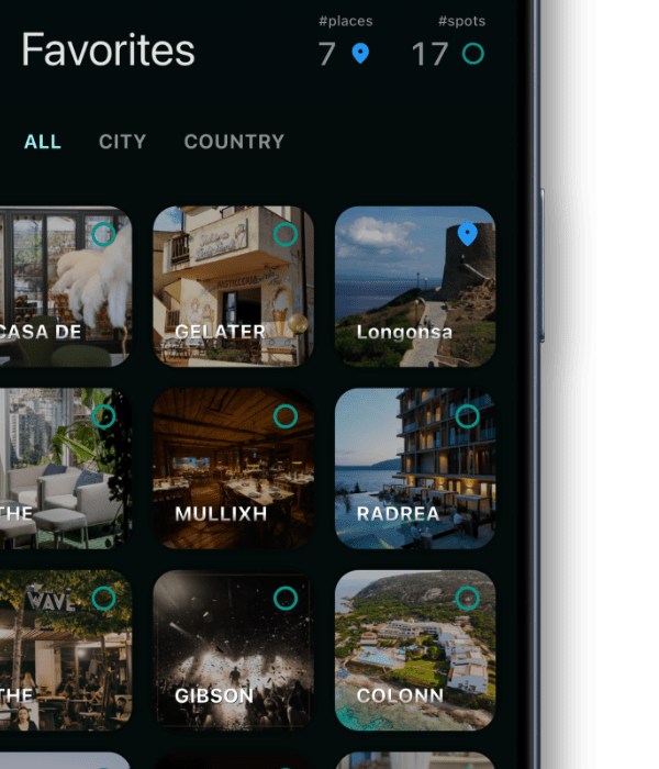 dayhero app favorites phone mockup